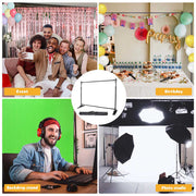 TheLAShop 10'Wx8'H Jumbo Banner Stand Telescopic Step & Repeat Logo Wall Backdrop Image