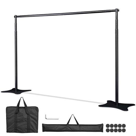 TheLAShop 10'Wx10'H Economy Telescopic Jumbo Banner Stand Support