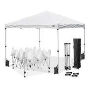 TheLAShop 10x10 Pop Up Canopy Tent Instant Shelter, White (Rolling Bag) Image