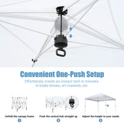TheLAShop 10x10 Pop Up Canopy Art Fair Booth w Rolling Bag, Optional Sidewalls Image