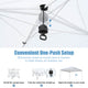 TheLAShop 10x10 Pop Up Canopy Art Fair Booth w Rolling Bag, Optional Sidewalls Image