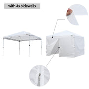 TheLAShop 10x10 Pop Up Canopy Art Fair Booth w Rolling Bag, Optional Sidewalls Image