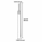 TheLAShop 10ct. 20in. Feather Flag Spike Base for Advertising Flags Image