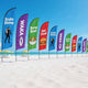 TheLAShop 10ct. 20in. Feather Flag Spike Base for Advertising Flags Image