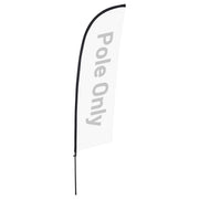 TheLAShop 10ct. Feather Flag Pole - Choose Height, Spike & Base, 10.3ft Pole Only Image