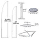 TheLAShop 10ct. Feather Flag Pole - Choose Height, Spike & Base Image