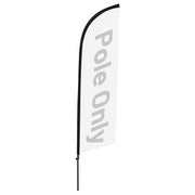 TheLAShop 10ct. Feather Flag Pole - Choose Height, Spike & Base, 8.2ft Pole Only Image