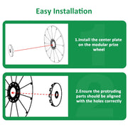 TheLAShop Custom Modular Prize Wheel Pieces - Plate, Center, Pegs Options Image