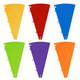 TheLAShop Custom Modular Prize Wheel Pieces - Plate, Center, Pegs Options, Rainbow Plates 6ct/pk Image