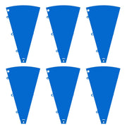TheLAShop Custom Modular Prize Wheel Pieces - Plate, Center, Pegs Options, Blue Plates 6ct/pk Image