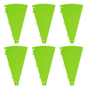 TheLAShop Custom Modular Prize Wheel Pieces - Plate, Center, Pegs Options, Green Plates 6ct/pk Image
