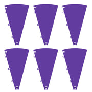 TheLAShop Custom Modular Prize Wheel Pieces - Plate, Center, Pegs Options, Purple Plates 6ct/pk Image