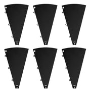 TheLAShop Custom Modular Prize Wheel Pieces - Plate, Center, Pegs Options, Black Plates 6ct/pk Image