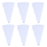 TheLAShop Custom Modular Prize Wheel Pieces - Plate, Center, Pegs Options, White Plates 6ct/pk Image