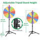 TheLAShop Portable Tripod Stand with Adjustable Height for Prize Wheel Image