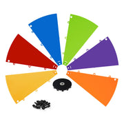 TheLAShop Custom Modular Prize Wheel Pieces - Plate, Center, Pegs Options, 12x Plates+Pegs+Center Image