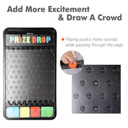 TheLAShop 25"x41" Prize Drop Board Plinking Disk Drop Game w/ Pucks, Standard Image