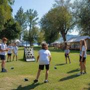 TheLAShop Portable Sandbag Toss Game & (5x)Bean Bags Sports Tailgate Party Image