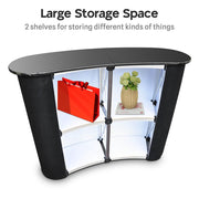 TheLAShop 51"x15"x31" Pop Up Podium Trade Show Exhibit Event Counter Image