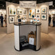 TheLAShop 32"x16"x37" Portable Trade Show Podium Counter Demo Table Black Image