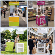 TheLAShop Trade Show Portable Promotional Counter Table Booth Display Image