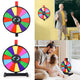 WinSpin 12" Prize Wheel Tabletop & Wall Mount Colorful Dry Erase