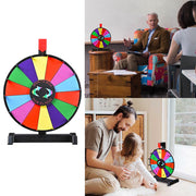 TheLAShop 12" Prize Wheel Tabletop Colorful Dry Erase Image