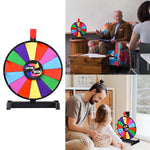 TheLAShop 12" Prize Wheel Tabletop Colorful Dry Erase Image