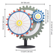 TheLAShop Gears Prize Wheel Spinner Tabletop, 24" Image