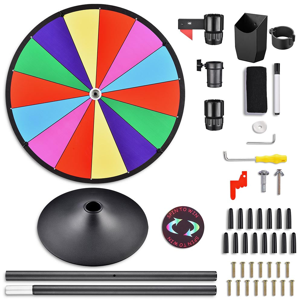  24 Prize Wheel - Dual Use Tabletop or Height
