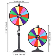 TheLAShop 24" Prize Wheel Tabletop or Floor Stand - Custom & 3 Style Options Image
