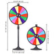 TheLAShop 24" Spin Wheel with Stand & Custom Slots for Events Image