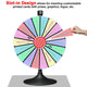 WinSpin 24" Prize Wheel DIY Slot(18) Floor Stand or Tabletop