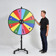 TheLAShop 48" Prize Wheel with Heavy Duty Rolling Stand Image