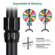 TheLAShop 48" Prize Wheel with Heavy Duty Rolling Stand Image