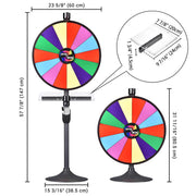 TheLAShop 24" Trade Show Prize Wheel with 8x9.5 Acrylic Tray Image