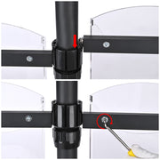 TheLAShop 24" Trade Show Prize Wheel with 8.5x11 Acrylic Flyer Holder Image