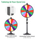 TheLAShop 24" Trade Show Prize Wheel with 8.5x11 Acrylic Flyer Holder Image