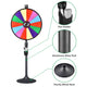 TheLAShop 24" Trade Show Prize Wheel with 8.5x11 Acrylic Flyer Holder Image