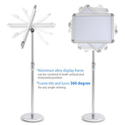 TheLAShop Adjustable Pedestal Sign Holder Floor Stand 11x17 Image