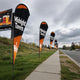 TheLAShop 10ct. Teardrop Flag Pole - Choose Height, Spike & Base Image