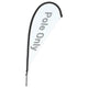 TheLAShop 10ct. Teardrop Flag Pole - Choose Height, Spike & Base, 7.2ft Pole Only Image