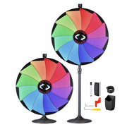 TheLAShop 36" Prize Wheel 2in1 Tabletop or Floor Stand 12-Slot Image