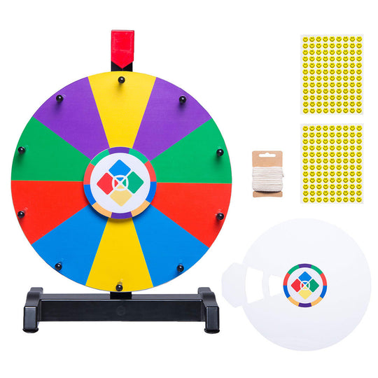 WinSpin Wheel Math10 Prize Wheel Tabletop 12" 10 Slots