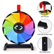 TheLAShop 12" Spin Prize Wheel 12 Slots Wall Mounted & Tabletop Image