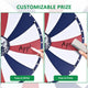 WinSpin 24" Prize Wheel Floor Stand or Tabletop Patriotic Eagle