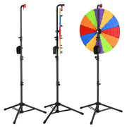 TheLAShop 24" Dry Erase Prize Wheel Height Adjustable, 12 Custom Slots Image