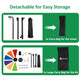 TheLAShop 24" Dry Erase Prize Wheel Height Adjustable, 12 Custom Slots Image