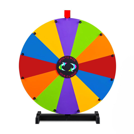 WinSpin 24" Dry Erase Prize Wheel with 12 Customizable Segments