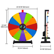 WinSpin 24" Dry Erase Prize Wheel with 12 Customizable Segments